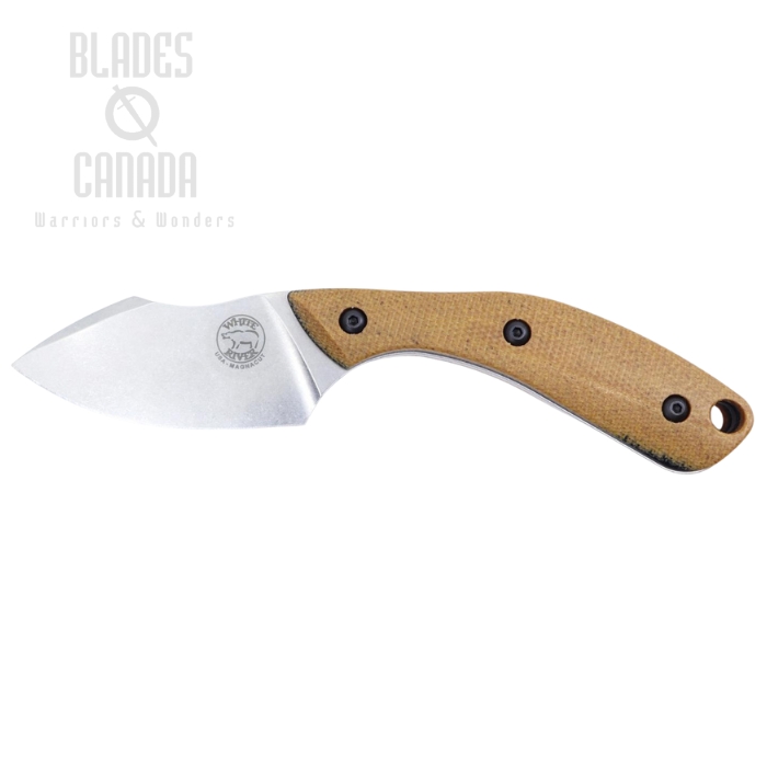 White River Apex Fixed Blade Knife, Magnacut, Micarta Natural w/Black Liners, Kydex Sheath, WRSS-APX-MNB White River Apex Fixed Blade Knife, Magnacut, Micarta Natural w/Black Liners, Kydex Sheath, WRSS-APX-MNB