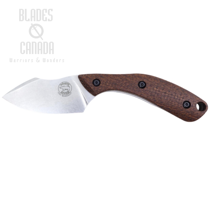 White River Apex Fixed Blade Knife, Magnacut, Micarta Natural Burlap, Kydex Sheath, WRSS-APX-BNA White River Apex Fixed Blade Knife, Magnacut, Micarta Natural Burlap, Kydex Sheath, WRSS-APX-BNA