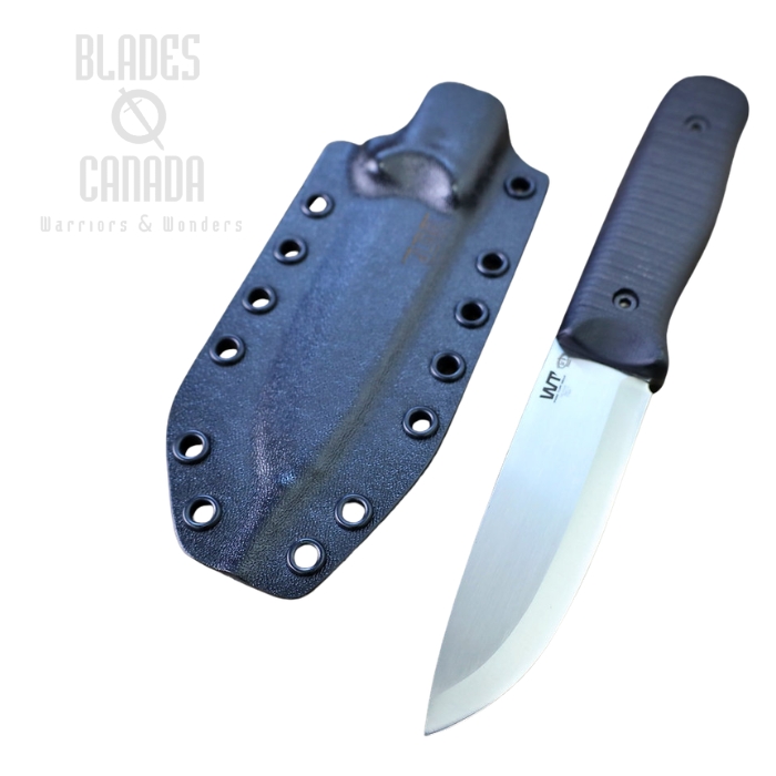 Work Tuff Gear Forester Gen 3 Fixed Blade Knife, K329 Two-Tone Satin, G10 Black, Kydex Sheath (image for) Work Tuff Gear Forester Gen 3 Fixed Blade Knife, K329 Two-Tone Satin, G10 Black, Kydex Sheath