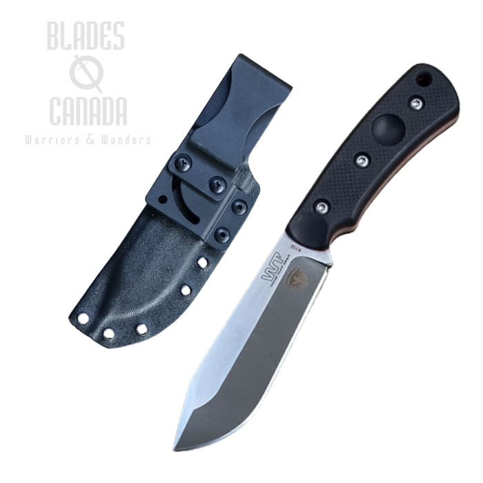 Work Tuff Gear Mt. Laguna Fixed Blade Knife, K110 Satin, G10 Black w/Red Liner, Kydex Sheath (image for) Work Tuff Gear Mt. Laguna Fixed Blade Knife, K110 Satin, G10 Black w/Red Liner, Kydex Sheath
