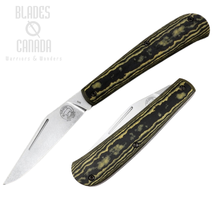 White River Trailhead Trapper Slipjoint Folding Knife, S35VNm Richlite/Maple Black, WRTHT-RMB