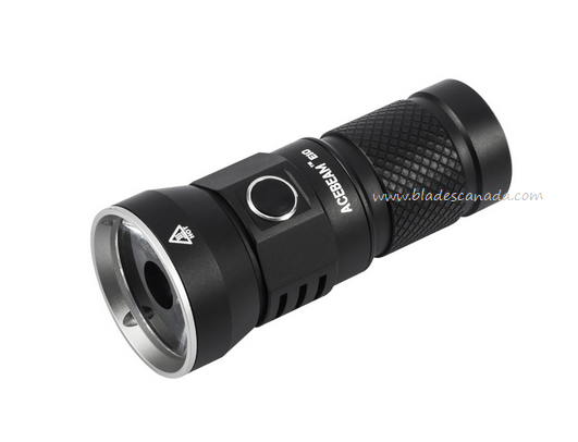 Acebeam E10 Pocket Flashlight, OSRAM LED, Black Aluminum - 760 Lumens