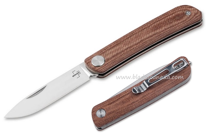 Boker Knife 112002 440-C blade and Rosewood handle Classic Folding