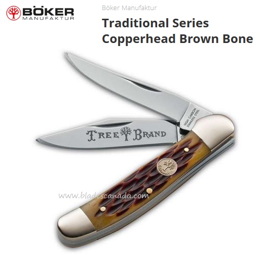 Boker Traditional Series 2.0 Tree Brand Hawkbill Brown Bone Pocket