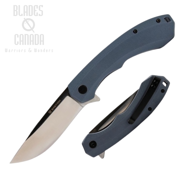 Bastion Brat Flipper Folding Knife, D2, G10 Wolf Gray, BSTN2362