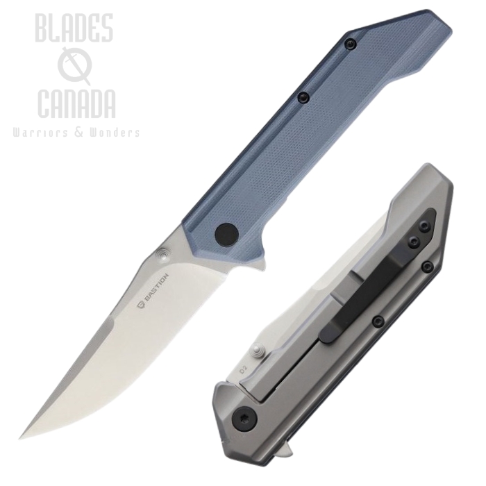 Bastion Stryker Flipper Framelock Knife, D2, G10/Stainless, BSTN2411