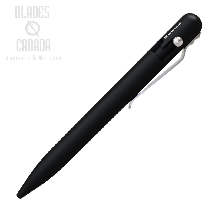 Bastion Bolt Action Pen, Aluminum Jet Black, BSTN249B