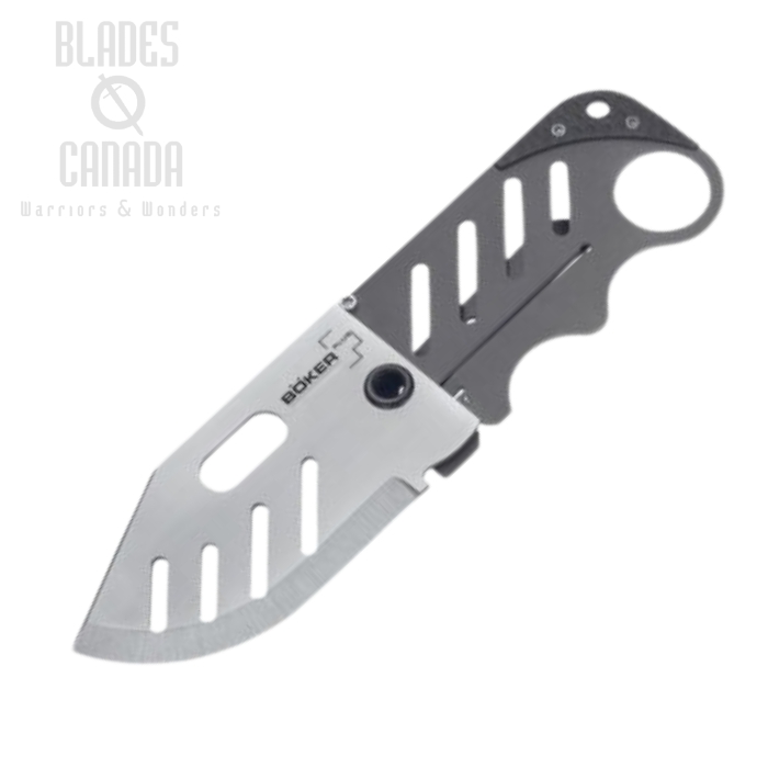 Boker Plus Card Framelock Folding Knife, 440C Steel, Titanium/G10, 01BO010