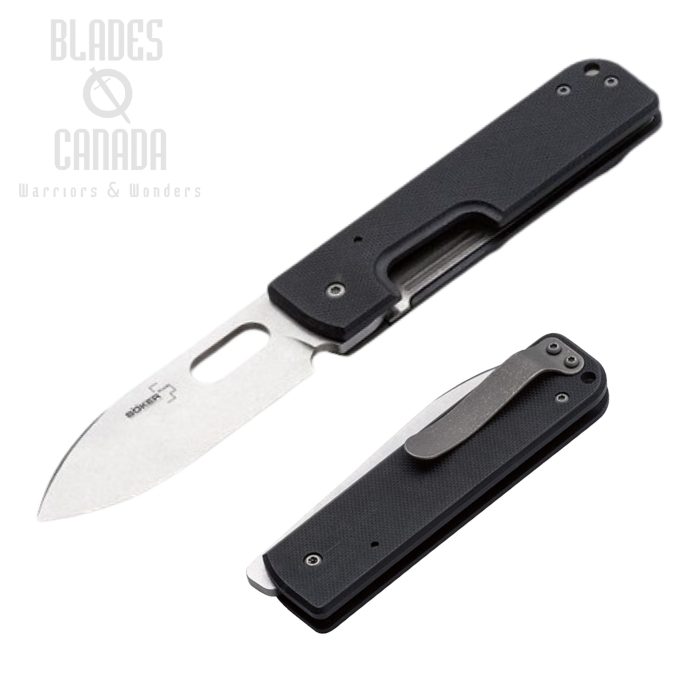 Boker Plus Lancer Folding Knife, 440C Steel, G10 Black, 01BO068