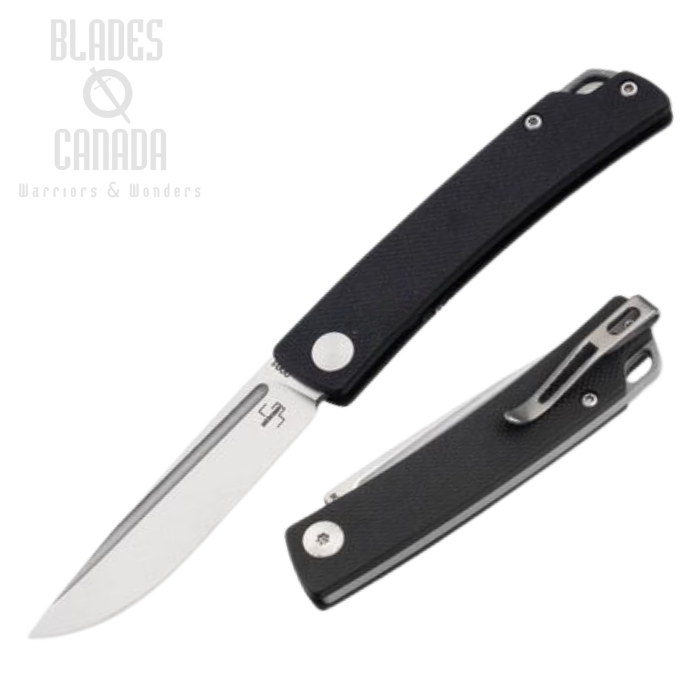 Boker Plus Celos Slipjoint Folding Knife, 440C Steel, G10 Black, 01BO178