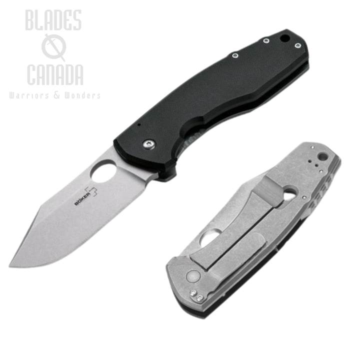 Boker Plus F3 Folding Knife, CPM S35VN 3.5", G10 Black, 01BO336