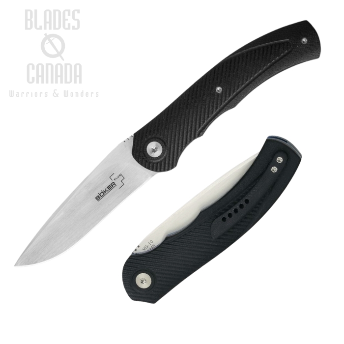 Boker Plus A2 Mini Folding Knife, VG10, G10 Black, B-01BO355