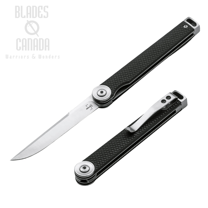 Boker Plus Kaizen Folding Knife, D2 Steel, G10 Black, 01BO390