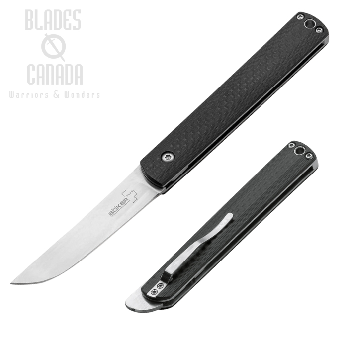 Boker Plus Wasabi Slipjoint Folding Knife, Carbon Fiber, 01BO632