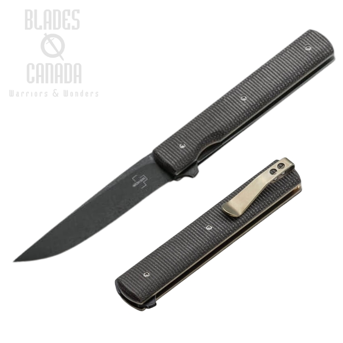 Boker Plus Urban Trapper Flipper Folding Knife, VG10, Micarta, 01BO705