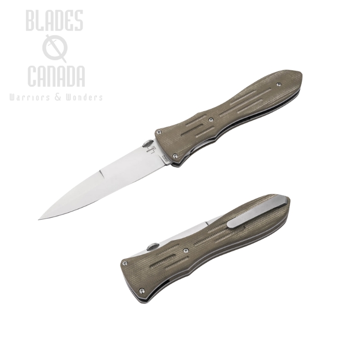 Boker Plus Folding Knife, VG-10, Micarta Brown, 01BO913