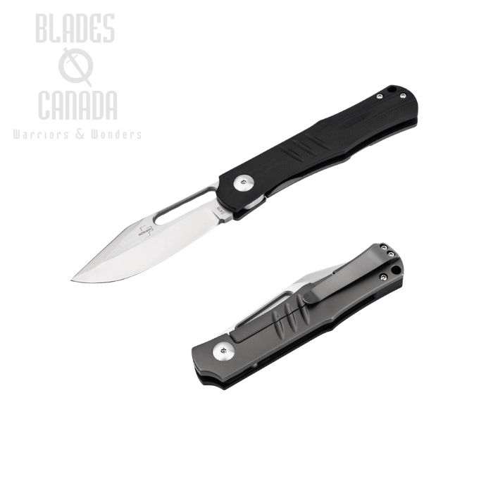 Boker Plus Sliplock Folding Knife, 14C28N, G10 Black, 01BO975