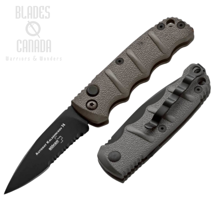 Boker Plus KALS-74 Mini Folding Knife, D2 Steel, Aluminum Handle, 01KALS96N