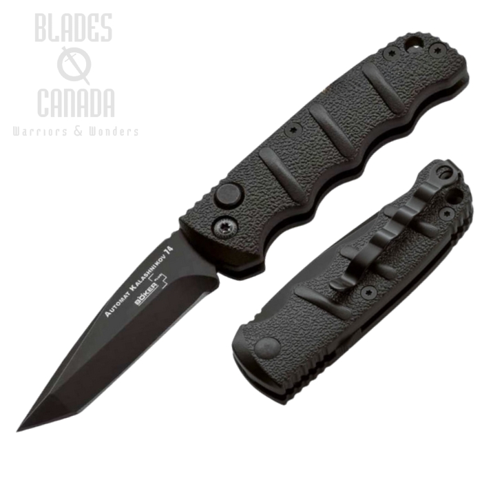 Boker KALS-74 Mini Folding Knife, D2 Black, Aluminum Handle, KALS-74 Mini