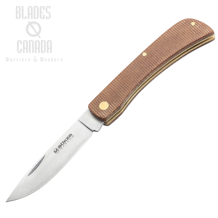 Boker Magnum Rangebuster Slipjoint Folding Knife, 440A, Micarta, 01RY143