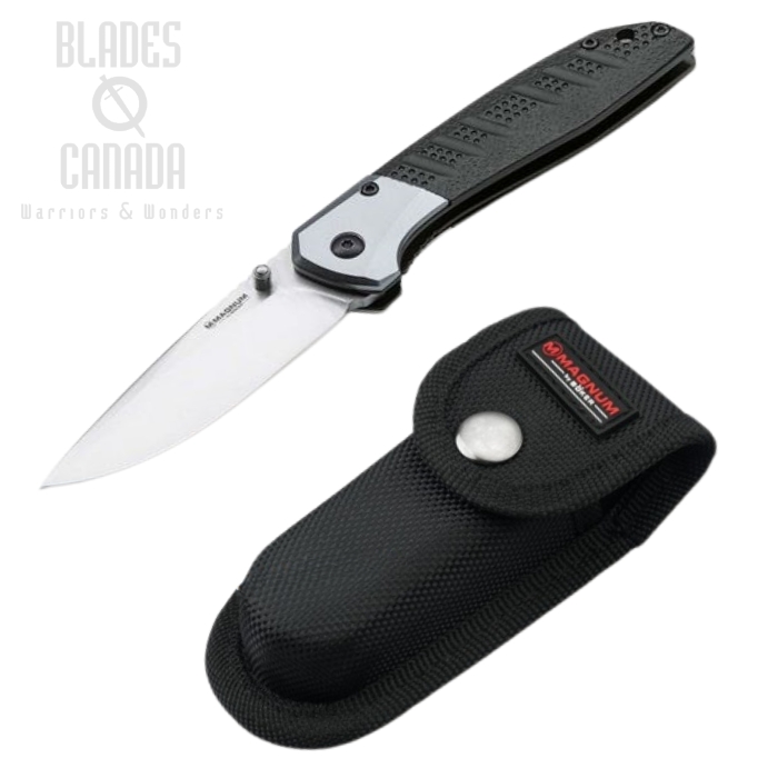 Boker Magnum Advance Pro EDC Folding Knife, 440C, Aluminum, Nylon Sheath, 01RY304