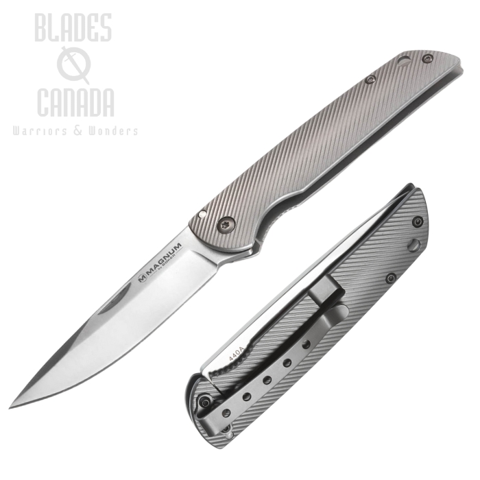 Boker Eternal Classic Framelock Folding Knife, 440A, Stainless, 01RY321