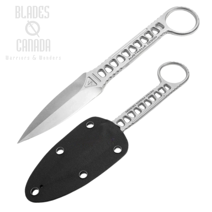 Boker Plus Voodoo Fixed Blade Knife, 440C Steel, Kydex Sheath, 02BO070