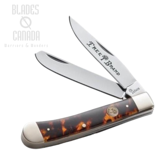 Boker Germany Traditional Series Trapper Slipjoint Knife, High Carbon, Faux Tortoise, 110731T