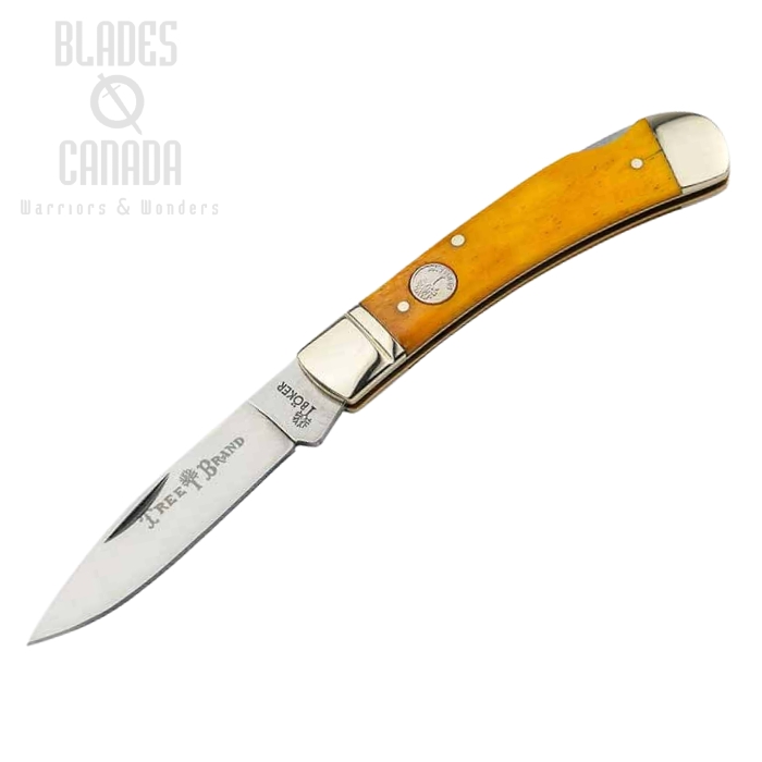 Boker Manufaktur Traditional Series 2.0 Gentleman's Folding Knife, D2, Yellow Bone, 110814