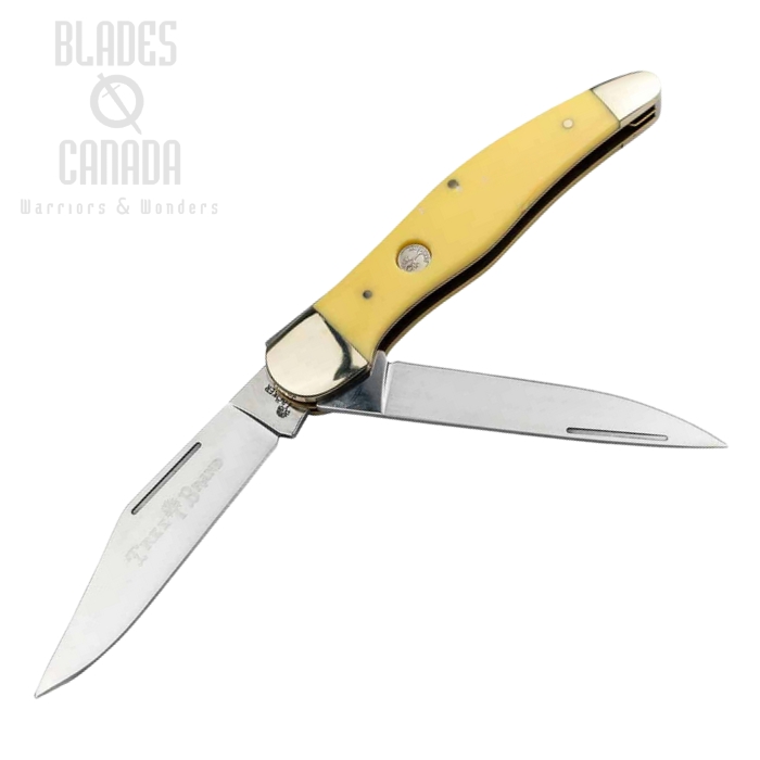 Boker Manufaktur Traditional Series 2.0 Folding Knife, D2, Yellow Handle, 110839