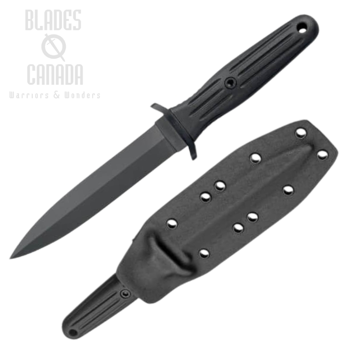 Boker Germany Applegate Combat II Dagger Fixed Blade Knife, 440C, Delrin Handle, Kydex Sheath, 120543B