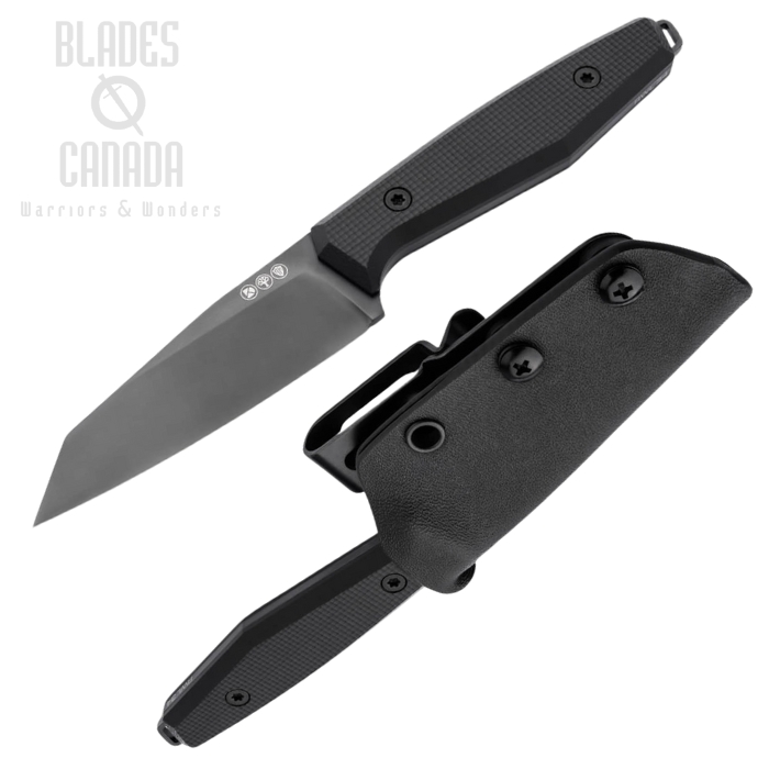 Boker Germany AK1 Reverse Tanto, RWL 34 Black, G10 Black, Kydex Sheath, 130502