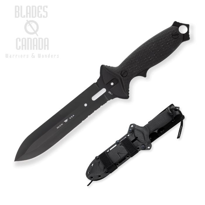 Buck 084 Buckmaster 2024 Legacy Collection Knife, 420HC Black, G10, 0084BKXLE