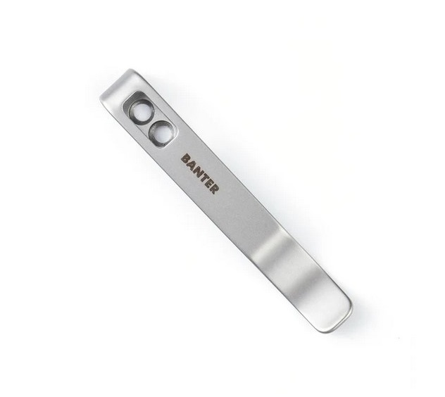 CIVIVI Pocket Clip for CIVIVI Baby Banter & WE Banter Knives, Stainless Steel, CA-07B