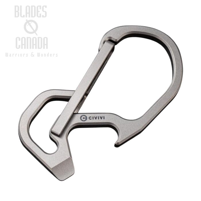 CIVIVI Click Carabiner Multi-Tool, Titanium Grey, A-01A