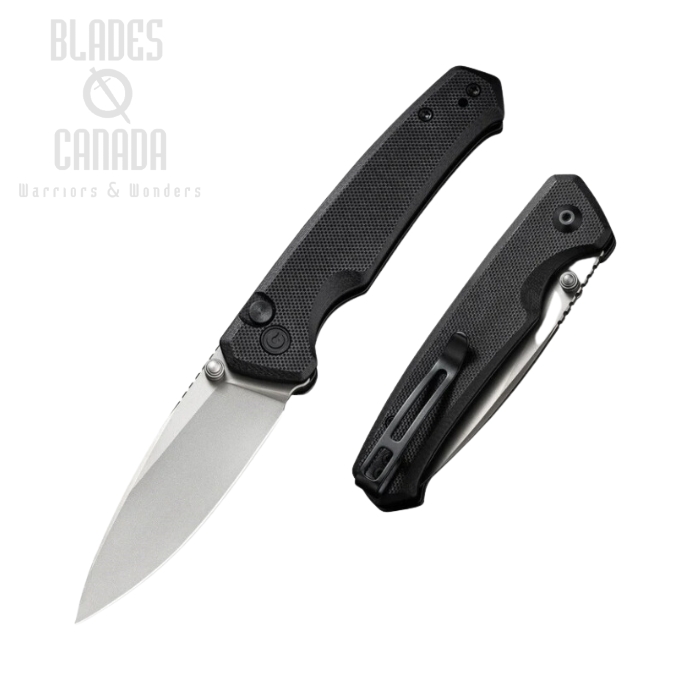 CIVIVI Altus Folding Knife, Nitro V, G10 Black, 20076-1