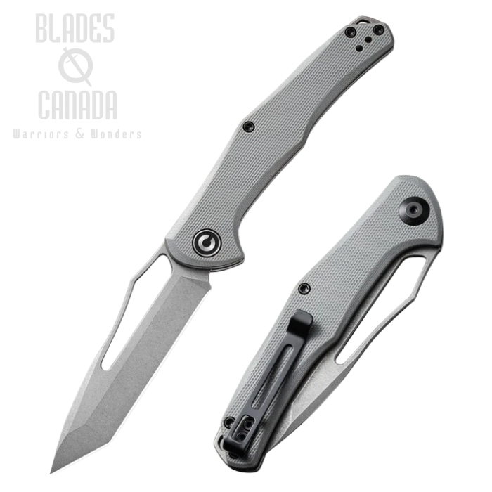 CIVIVI Fracture Slipjoint Folding Knife, G10 Grey, 2008B