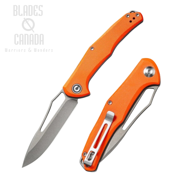 CIVIVI Fracture Slipjoint Folding Knife, G10 Orange, 2009C