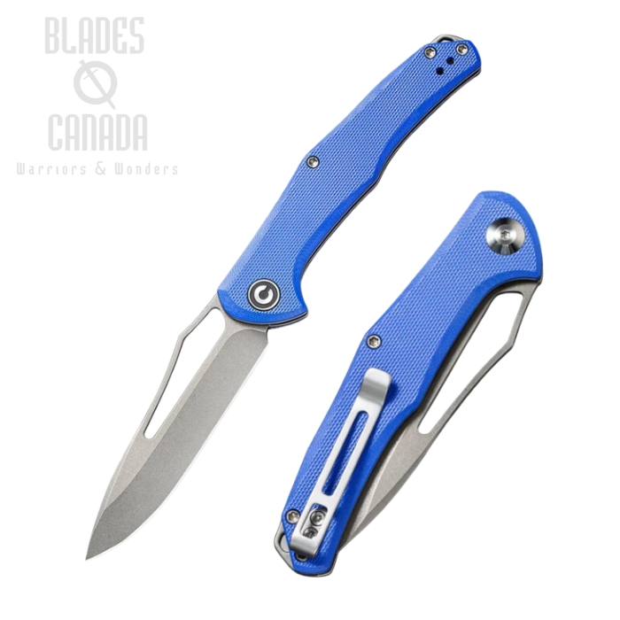 CIVIVI Fracture Slipjoint Folding Knife, G10 Blue, 2009D