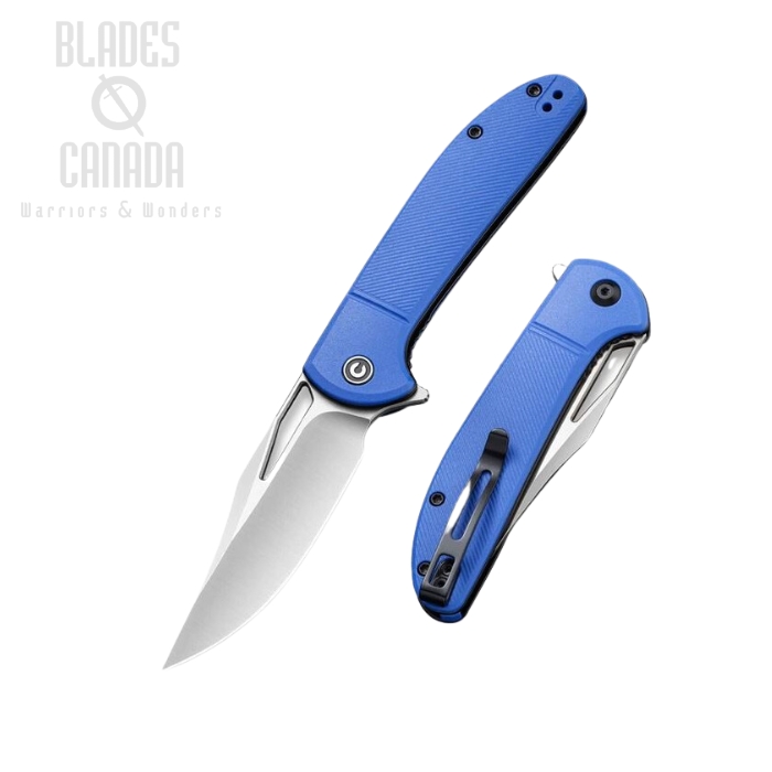 CIVIVI Ortis Flipper Folding Knife, FRN Blue, 2013A