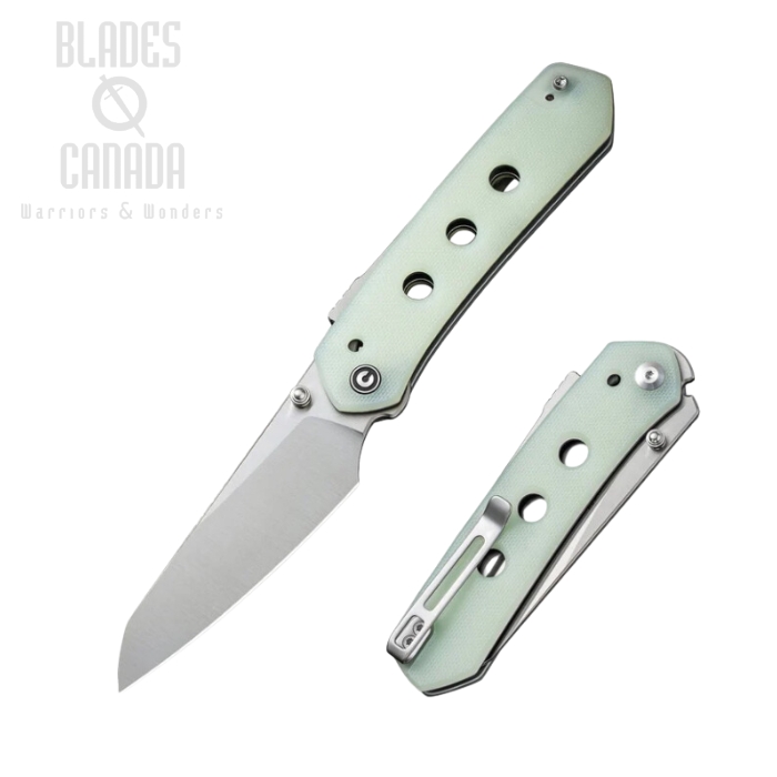 CIVIVI Vision FG Folding Knife, Nitro-V Satin, G10 Natural, C22036-2