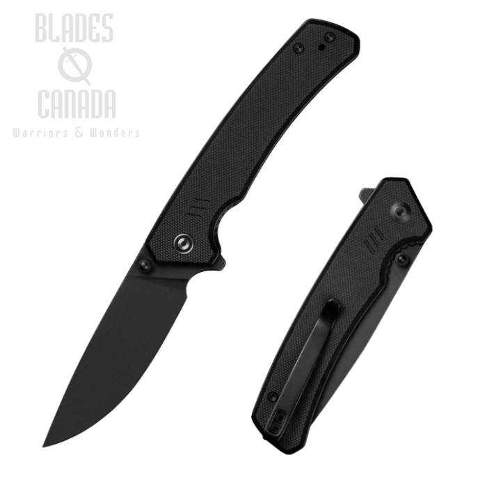 CIVIVI Merit Flipper Folding Knife, 14C28N Black, G10 Black, C24012-1