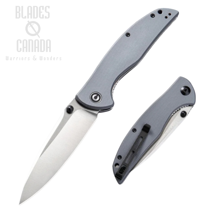 CIVIVI Governor Folding Knife, D2, G10 Grey, 911A