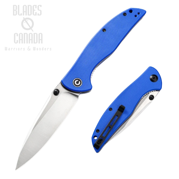 CIVIVI Governor Folding Knife, D2, G10 Blue, 911B