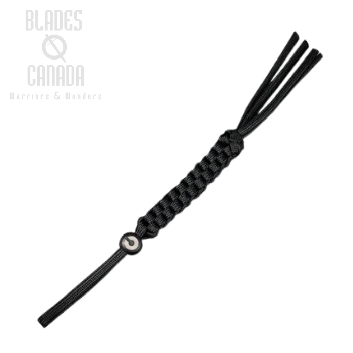 CIVIVI Sphere Black Tied Paracord, Titanium Bead, A-09A