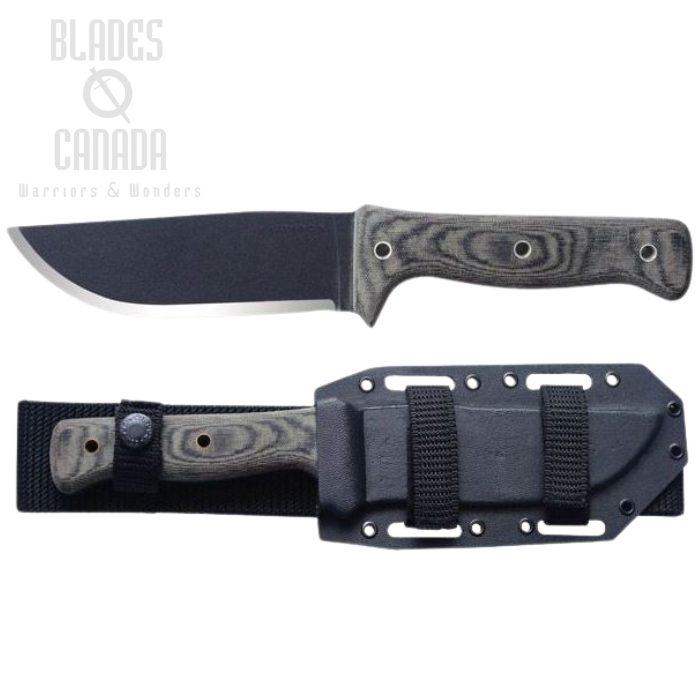 Condor Crotalus Fixed Blade Knife, 1075 Carbon, Kydex Sheath, CTK257-5.5HC