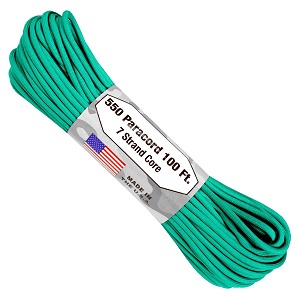 550 Paracord, 100Ft. - Teal [ParacordTeal015] - $12.99CDN : Blades Canada -  Warriors and Wonders - Vancouver, BC