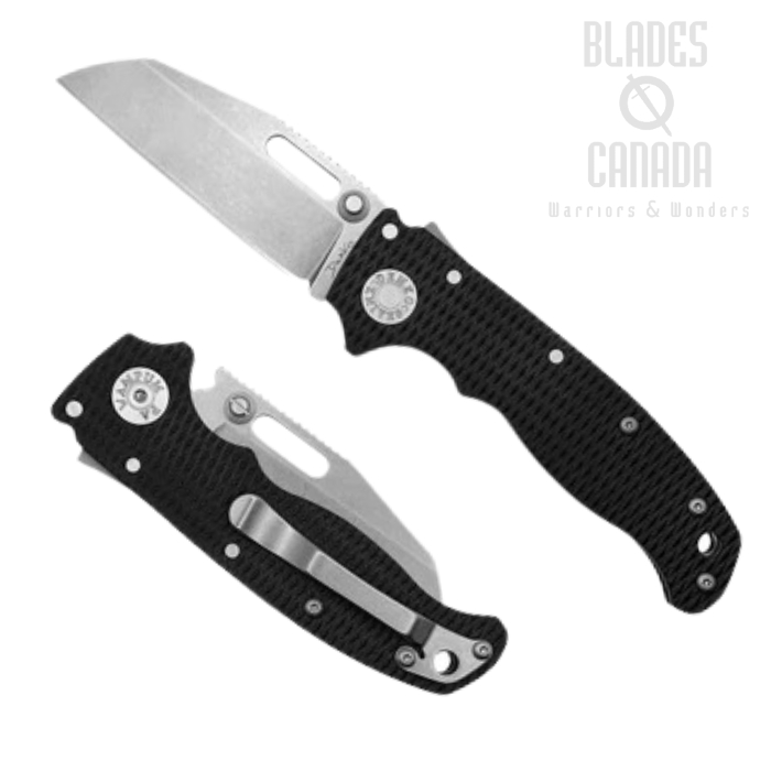 Demko AD20.5 Shark-lock Folding Knife, S35VN SW Shark Foot, G10 Black, 205-S35-SFB