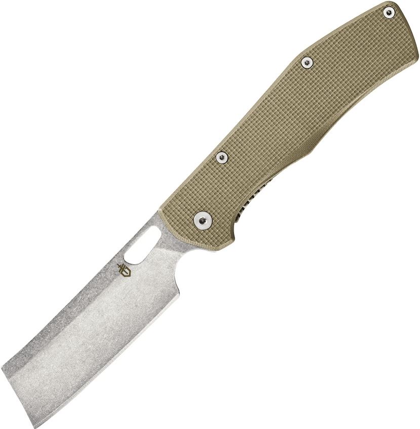 Gerber Flatiron Framelock Folding Knife, G10 Coyote, G3476