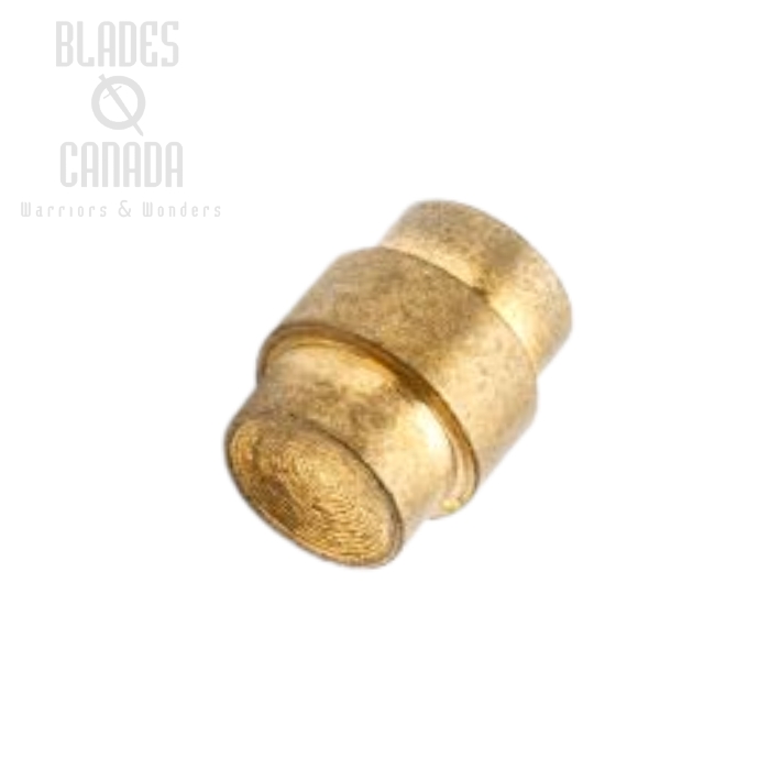 Flytanium Spyderco Paramilitary 2 Hole Stopper Spiral, Brass, FLY621 (image for) Flytanium Spyderco Paramilitary 2 Hole Stopper Spiral, Brass, FLY621